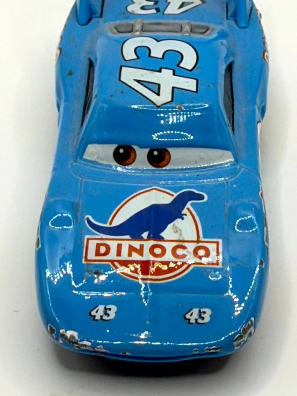 Mattel Disney Pixar Cars Dinoco Blue The King #43 Plymouth Superbird Diecast